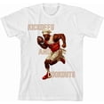 thumbnail image 3 of Go Sports! But Where's the Food? Youth White Crew Neck Short Sleeve Tee-Medium, 3 of 4