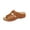 Brown, variant on Wine Womens Slippers Peep Toe Wedge Heel Thick Sole Comfortable Lightweight Breathable Non Slip Casual Essential For Spring Summer Everyday Wear Size 39