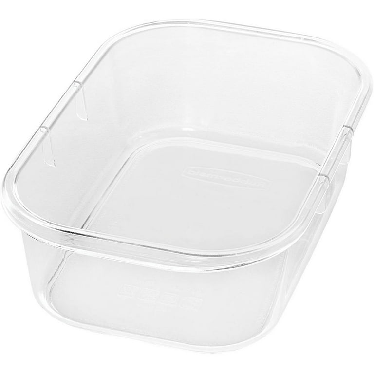 Rubbermaid Brilliance 1.3 C. Clear Rectangle Food Storage Container -  Dunham's