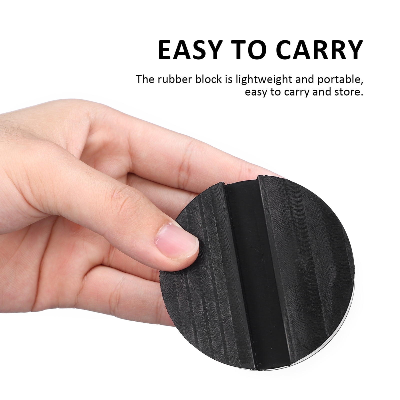 Masteelf 4 Pcs Jack Stand Pads Jack Rubber Pad Camper Jack Pads Floor Jack Pads Lift Rubber Mat For Rv Campers Cars