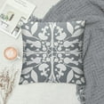 thumbnail image 2 of Nawypu  Geometric Gray Flower Decorative Throw Pillow Covers Abstract Gray Flower Cushion Cover Square Pillow Cases for Couch Patio Sofa Home Decor, 2 of 5