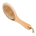 thumbnail image 1 of 100% Natural Boar Bristle Body Brush with Contoured Wood Handle, 1 of 4