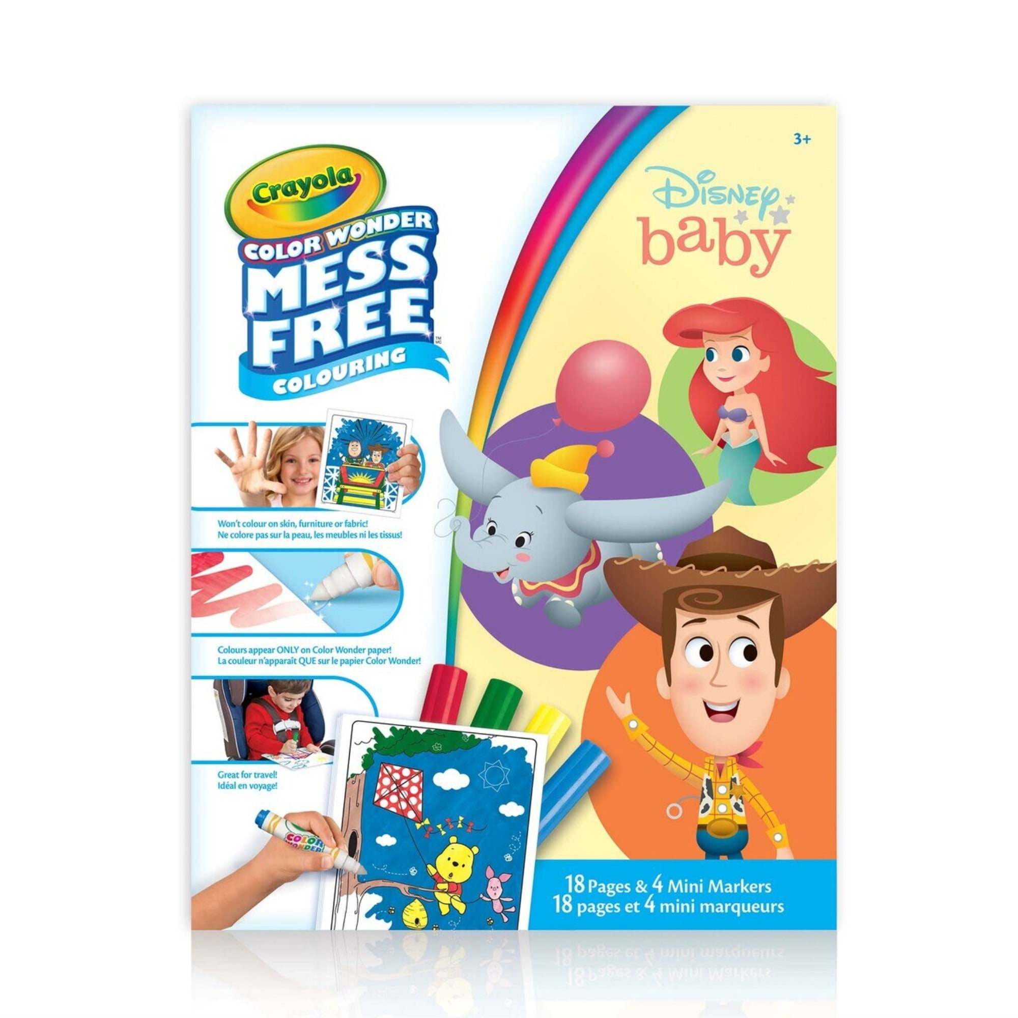 Crayola Mess-Free Color Wonder Pages & Mini Markers - Disney Baby