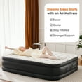 thumbnail image 6 of CONCETTA Twin Size 16" Air Mattress, Inflatable Bed with Built-in Pump, Quick Setup & Comfortable Support for Home and Travel, 6 of 9