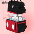 thumbnail image 4 of Disney-Bolsa de pañales para bebé, mochila de dibujos animados de Mickey, marca de lujo, impermeable, a la moda, 4 of 4