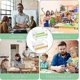 thumbnail image 5 of 1 PC Transparent Adhesive Tape Dispenser Sticky Paper Dispenser 10.3 * 9.1 * 7.1cm Tape Cutter Storage for Office Home School, Green, 5 of 5