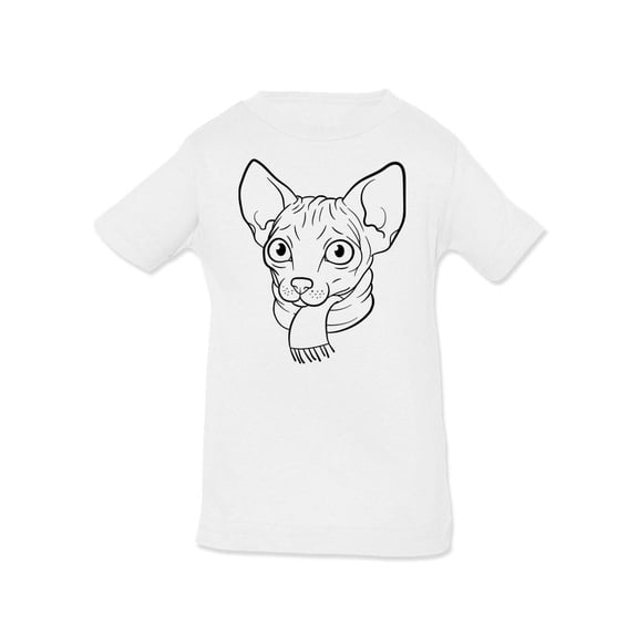 Scarf Sphinx Cat T-Shirt Infant -Image by Shutterstock, 18 Months