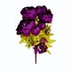thumbnail image 1 of Ramo de flores de peonía artificial Oficina en el hogar Decoración floral falsa Ramo de flores de seda para banquete de boda, Morado oscuro Eigraketly HA7181-09B, 1 of 6