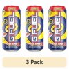 (3 pack) Gfuel Sonic Peach Energy Drink, 16 oz Can