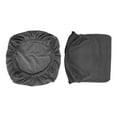 thumbnail image 2 of Dining Room Chair Cover, Office Chair Cover, Dustproof Back Cover Stretch Washable Chair Seat Protector, for Kitchen Home Party Restaurant Dark Gray, 2 of 8