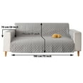 thumbnail image 3 of LELINTA Sofa Cover Reversible Dog Bed Cover Water Resistant Pet Blanket for Couch Sofa Chaise Bed, Furniture Protector Sofa Chaise Slipcover for Pets Kids,Dark gray, 3 of 6