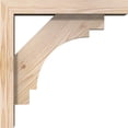 thumbnail image 3 of Ekena Millwork 3 1/2"W x 14"D x 14"H Merced Block Smooth Bracket w/ Offset Brace, Douglas Fir, 3 of 25