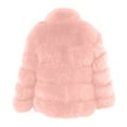 thumbnail image 5 of Usmixi 2025 Faux Fur Coat for Women Fluffy Plush Coat for Women Soft Cozy Fuzzy Faux Furry Jacket Plus Size Casual Solid Stand Neck Fleece Outerwear Winter Faux Fur Coat, 5 of 6
