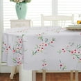 thumbnail image 3 of Grey Oval Tablecloth 60x84in for Oval Table Waterproof Table Cloths for Dining Room Indoor Outdoor Table Cloth, 3 of 6