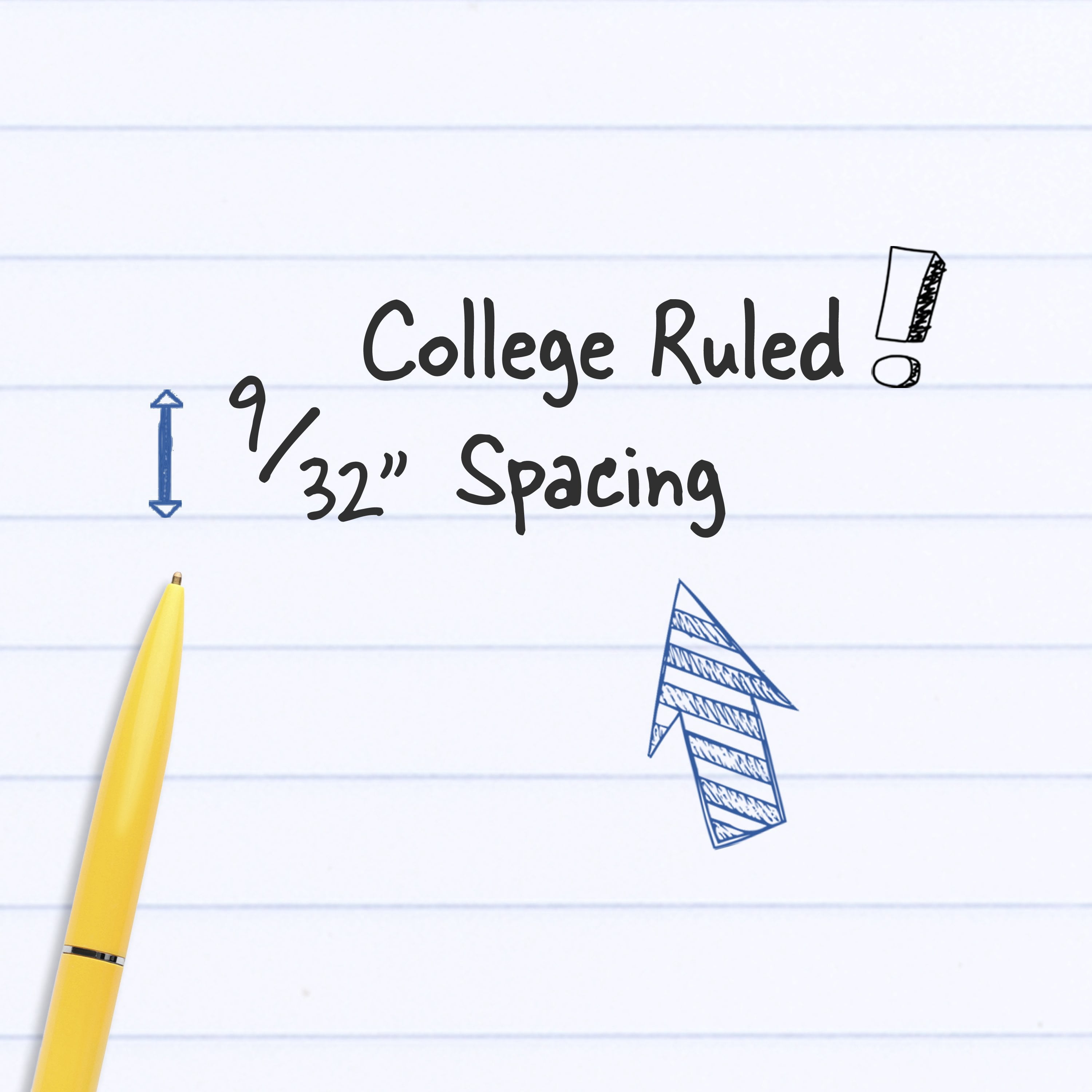Mead 3 Subject College Ruled Notebook, 8.5" x 11", Pastel Blue, Poly, Spiral, 120 Sheets