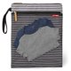 thumbnail image 2 of Bolsa Impermeable Skip Hop Raya Blanca y Negra, 2 of 2