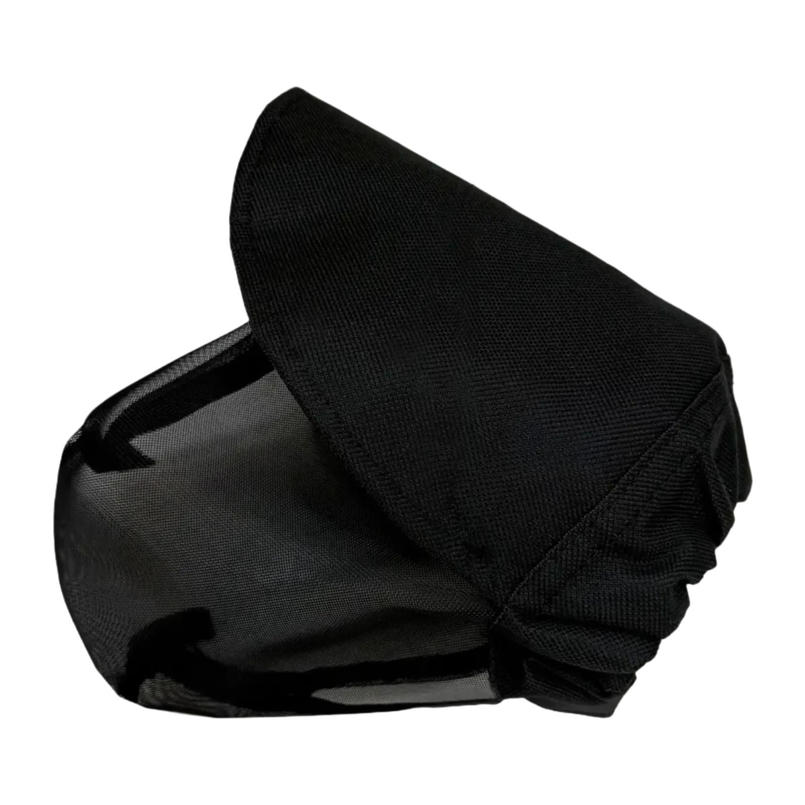 Bothyi Dog Field Guard Dog Head Net Mesh Soundproof Outdoor Accessory Professional Black XL