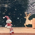 thumbnail image 3 of Christmas Led Red Toque Snowman Shelf Dangler, 3 of 3
