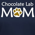 thumbnail image 3 of CafePress - Chocolate Lab Mom T Shirt - Women's Traditional Fit Dark T-Shirt, 3 of 4