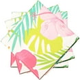 thumbnail image 5 of 3 Pack Tropical Plastic Tablecloth, Hibiscus Floral Table Cover for Hawaiian Luau Party Supplies Decorations, 54" x 108", 5 of 7