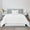 White, variant on Lux Decor 5-Piece King Comforter Set - Ultra-Soft All-Season Bedding Set Includes Down Alternative Comforter, Pillow Shams, Decorative Cushion & Bed Skirt (White)