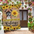 thumbnail image 2 of Boston Terrier Sunflower House Flag Watercolor Dog Welcome Spring Summer Wooden Print Flag Banner Outside Yard Decor 28X40 Inch Double Side, 2 of 6