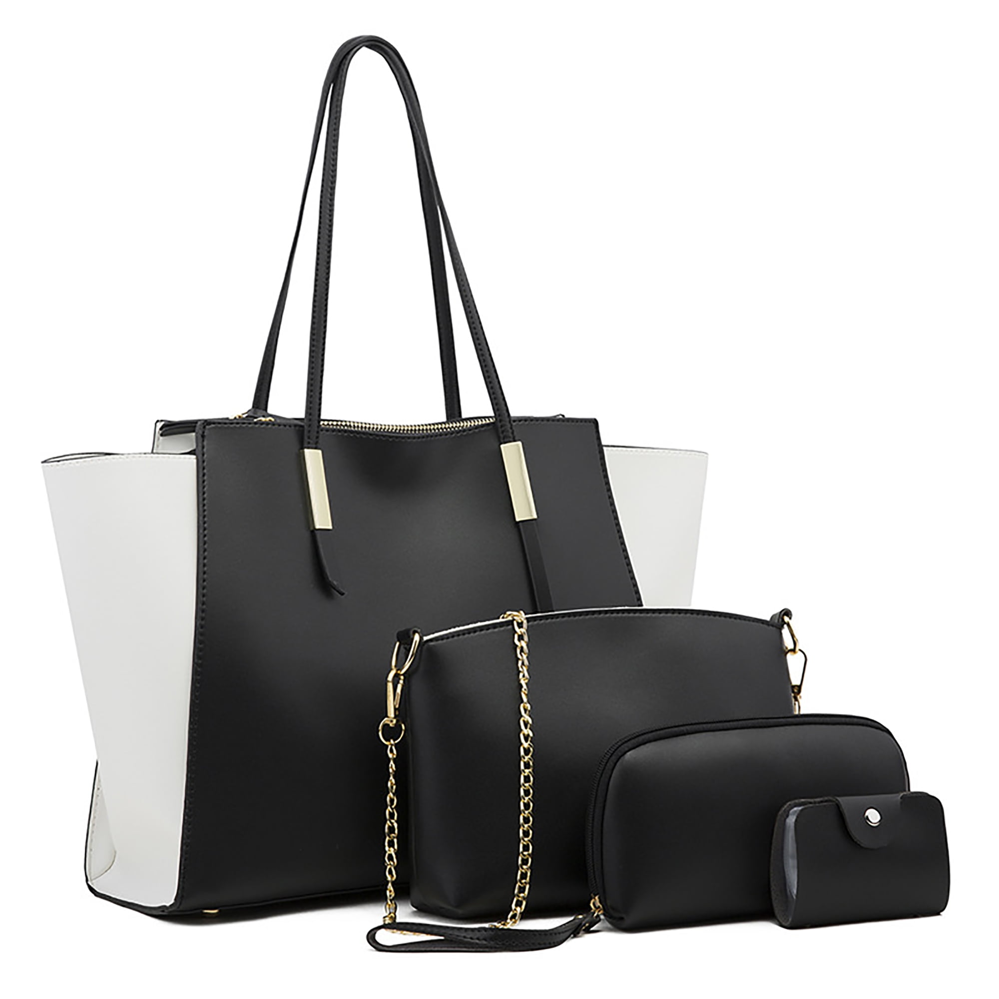 Women Ladies PU Leather Handbags Fashion Tote Large Capacity Shoulder Bag L 