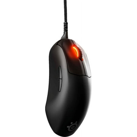 SteelSeries - Prime + Lightweight Wired Optical Gaming Mouse with RGB Lighting - Black