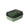 thumbnail image 2 of Semi-Enclosed Cat Litter Box with Top Entry Lid, High Sides for Splash Control, Odor Reducing Covered Litter Box with Spoon Filter, Size: 16.14x12.2x7.87 in, 2 of 6