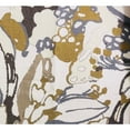 thumbnail image 3 of Plutus Camellia Floral Blue, Beige Tones Luxury Throw Pillow, 3 of 3