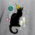 thumbnail image 3 of CafePress - Chat Noir New Years Party Countd Hooded Sweatshirt - Pullover Hoodie, Hooded Sweatshirt, 3 of 4
