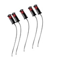 thumbnail image 1 of KLKCMS 5 Pcs Lampes de Jardin Modèle Éclairage de Train Modèle Paysage Ferroviaire Rouge, 1 of 9