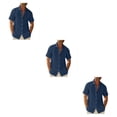 thumbnail image 3 of Sonducket Camisa con botones de estilo informal para hombre, camisetas de diseño Simple para fiesta en la piscina de verano, ropa de trabajo Type1 NO1, 3 of 6