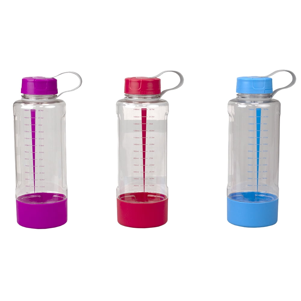 Home Basics 50 oz. Jumbo Sports and Fitness Workout Plastic Water
