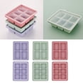 thumbnail image 2 of Milue Ice Cube Trays Premium Silicone Ice Cube Moulds with Lids Flexible BPA-Free, 2 of 18