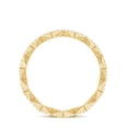 thumbnail image 3 of Rosec Jewels Diamond Eternity Ring for Women - HI-SI Quality Certified - Zig Zag Ring - Ready to Gift for Valentines, 10K Yellow Gold, US 4.00, 3 of 9