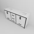 thumbnail image 5 of Ziva 72 in W x 22 in D White Double Bath Vanity and White Quartz Top, 5 of 7