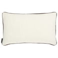 thumbnail image 2 of Safavieh Dani 12" x 20" Coastal Cotton Decorative Pillows, Ivory/Brown, 2 of 4