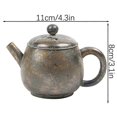 thumbnail image 4 of Small Ceramic Teapot Japanese Retro Small Filter Hand Pot Present for Tea Lovers, 4 of 5