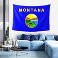 thumbnail image 5 of Montana State Seal Flag Tapestry, Aesthetic Wall Hanging Tapestries Dorm Room Home Decor, 60" x 40", 5 of 7