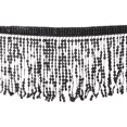 thumbnail image 1 of Uxcell Fleco de Lentejuelas de 10 Yardas de 6.3 Pulgadas de Ancho para Manualidades, Negro, 1 of 6