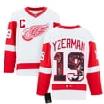 thumbnail image 3 of Steve Yzerman Autographed Detroit Red Wings Captain Art Jersey #/19, 3 of 3