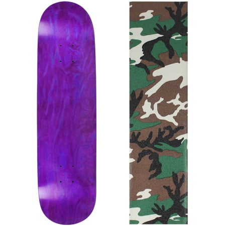 Skateboard Deck Pro 7-Ply Canadian Maple STAINED PURPLE With Griptape 7.5  - 8.5 price history on PriceWatchPro
