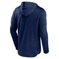 thumbnail image 3 of Men's Fanatics Heather Navy Notre Dame Fighting Irish Transitional Hoodie T-Shirt, 3 of 3