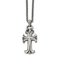 thumbnail image 1 of Collier Croix Antique en Acier Inoxydable 24 Po, 1 of 3