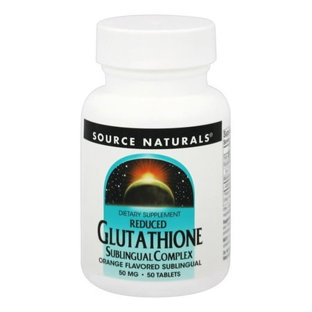 Source Naturals Source Naturals  Reduced Glutathione, 50 (Best Food Sources Of Glutathione)