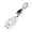 White, variant on Adaptateur enregistreur audio de connecteur audio de câble d'interface de guitare à USB pour PC / ordinateur