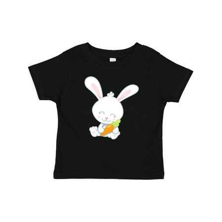 

Inktastic Cute Easter Bunny Holding Carrot Gift Baby Boy or Baby Girl T-Shirt
