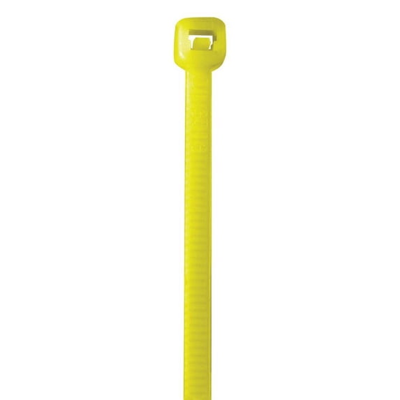 Fluorescent Yellow Cable Ties 14" 50# (1000 Tie/Case)