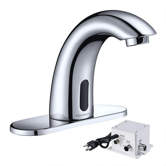 Aquaterior 5" Automatic Electronic Sensor Touchless Faucet Motion-activated Bathroom Bar Vessel Sink Tap Chrome